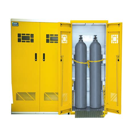 industrial gas cylinder storage cabinet